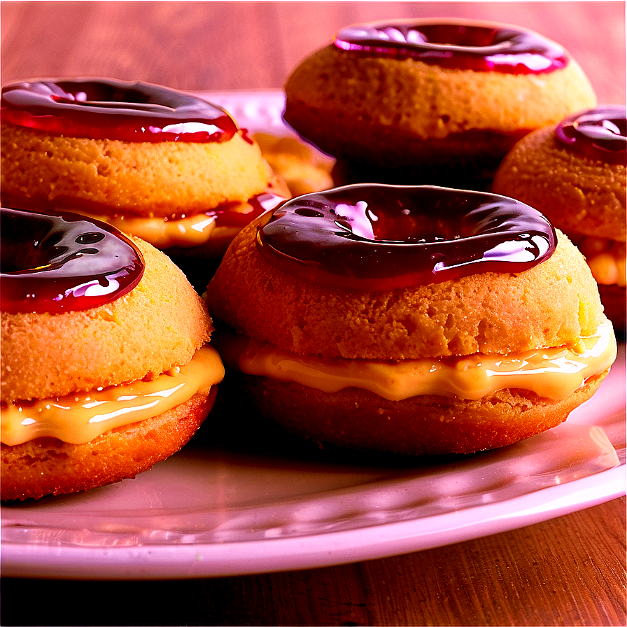 Peanut Butter Jelly Doughnuts Png 5