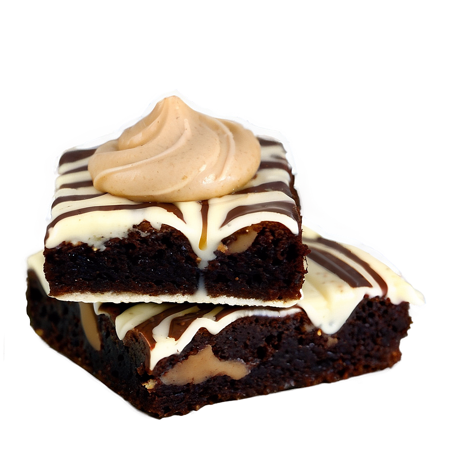 Peanut Butter Swirl Brownie PNG fvf57 PNG with transparent background