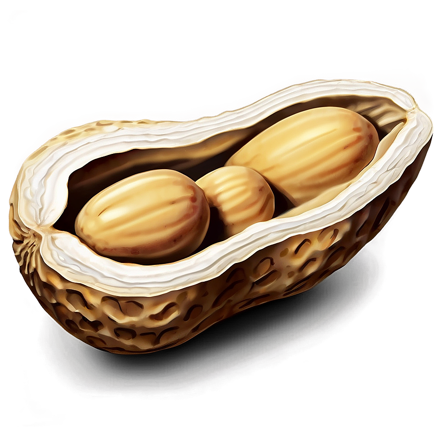 Peanut In Shell Closeup Png 05252024