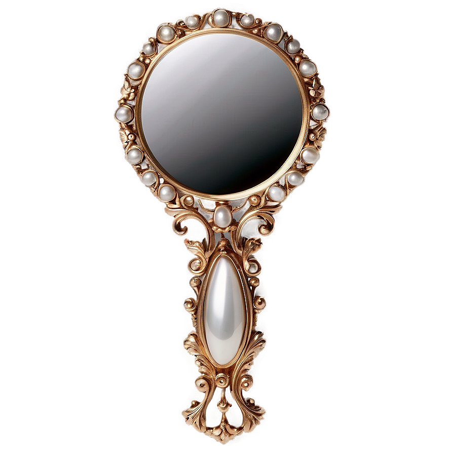 Pearl Hand Mirror Png 47