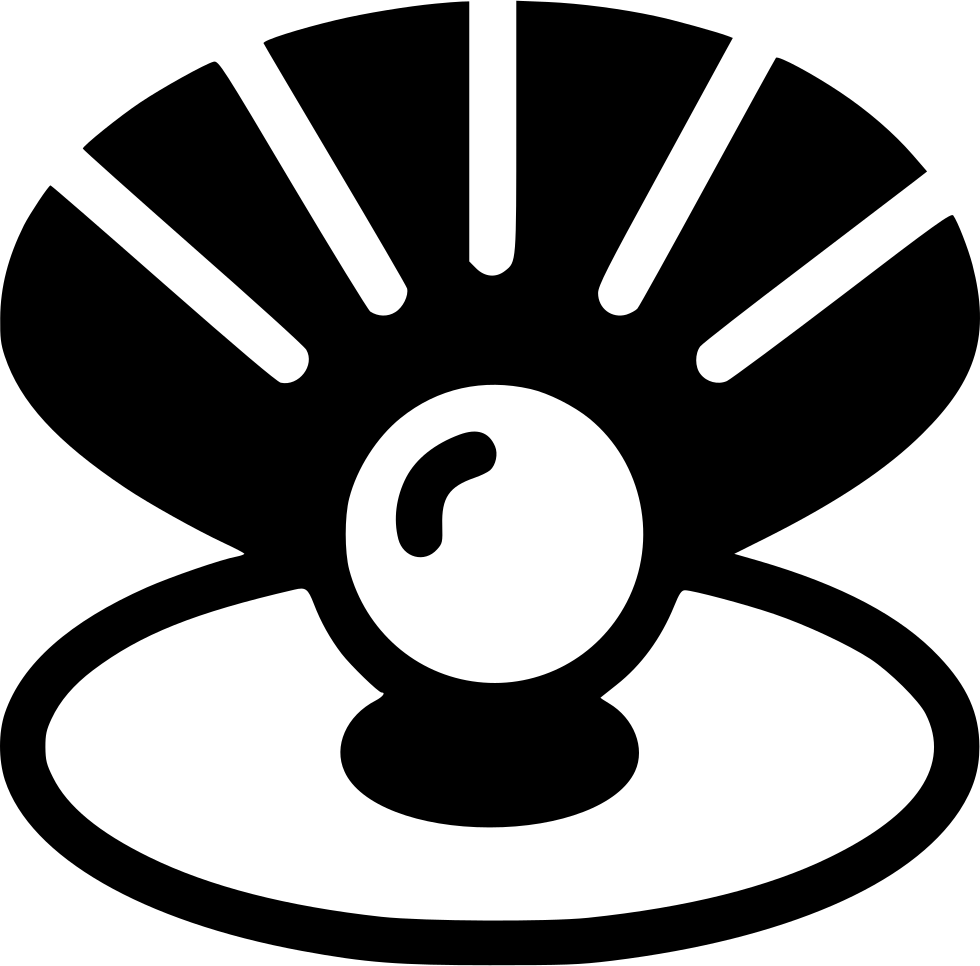 Pearl Sea Shell - Pearl Icon Png, Transparent Png PNG with transparent background