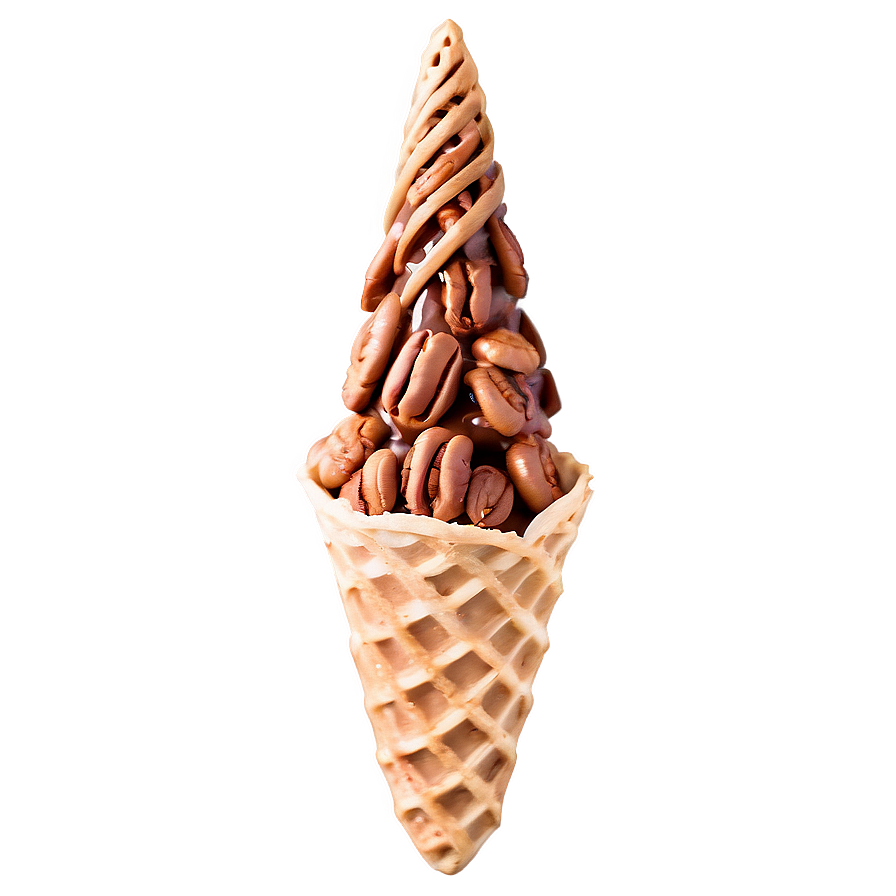 Pecan Waffle Cone Png Yjw