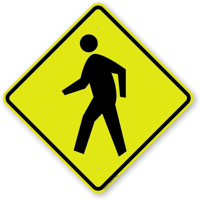 Walking Man Street Sign, HD Png Download PNG with transparent background