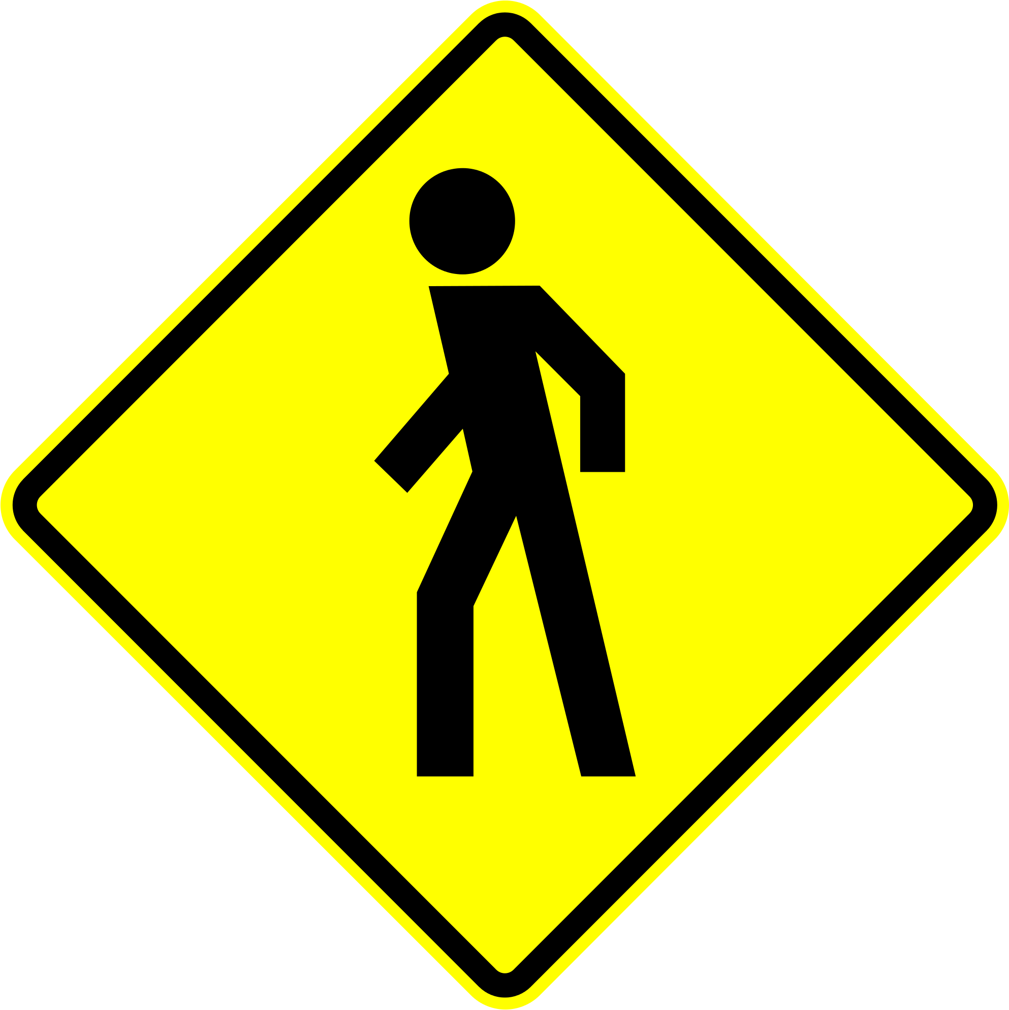 Pedestrian Crossing Sign