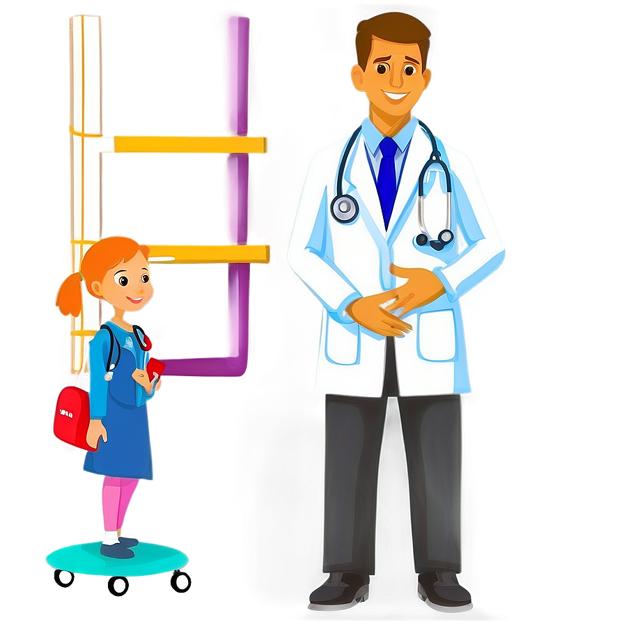 Pediatrician Doctor Cartoon PNG 06212024 PNG image with a transparent background, free high-resolution download