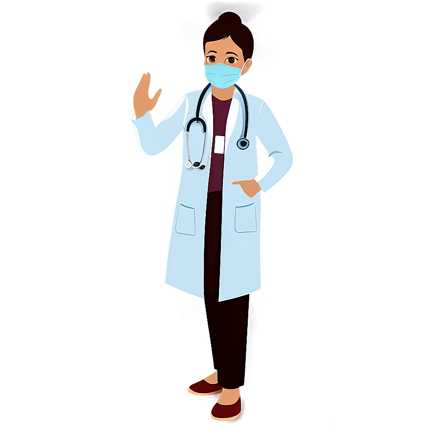 Pediatrician Doctor Cartoon PNG iyx66 PNG image with a transparent background, free high-resolution download
