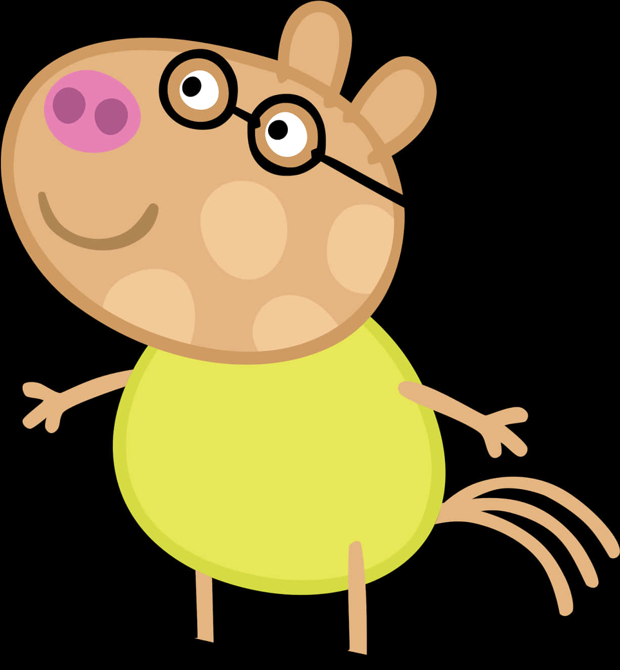 Pedro Pony Peppa Pig Character PNG with transparent background