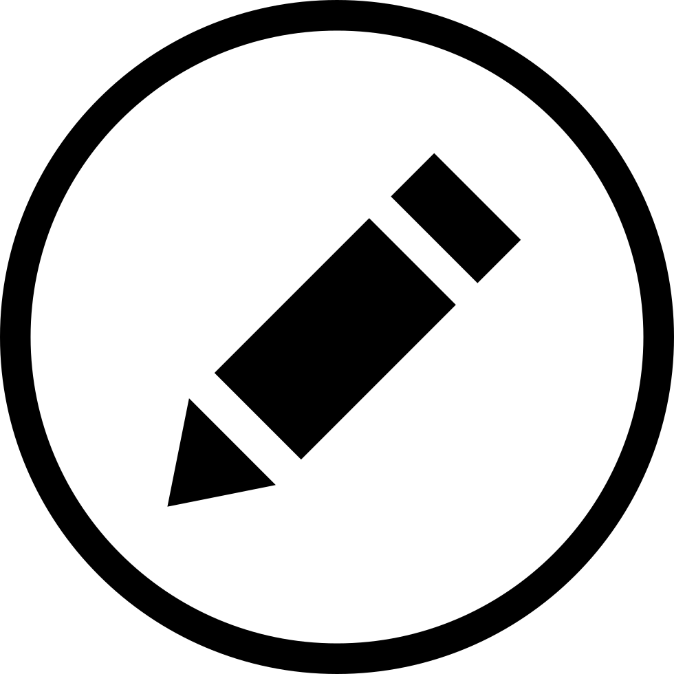 Edit Comments - Edit Icon Png Circle, Transparent Png PNG with transparent background