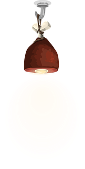 Pendant Lamp Illumination Dark Background PNG with transparent background