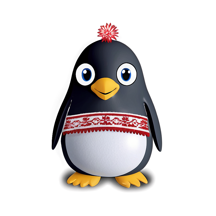 Penguin In A Sweater Png Aof22