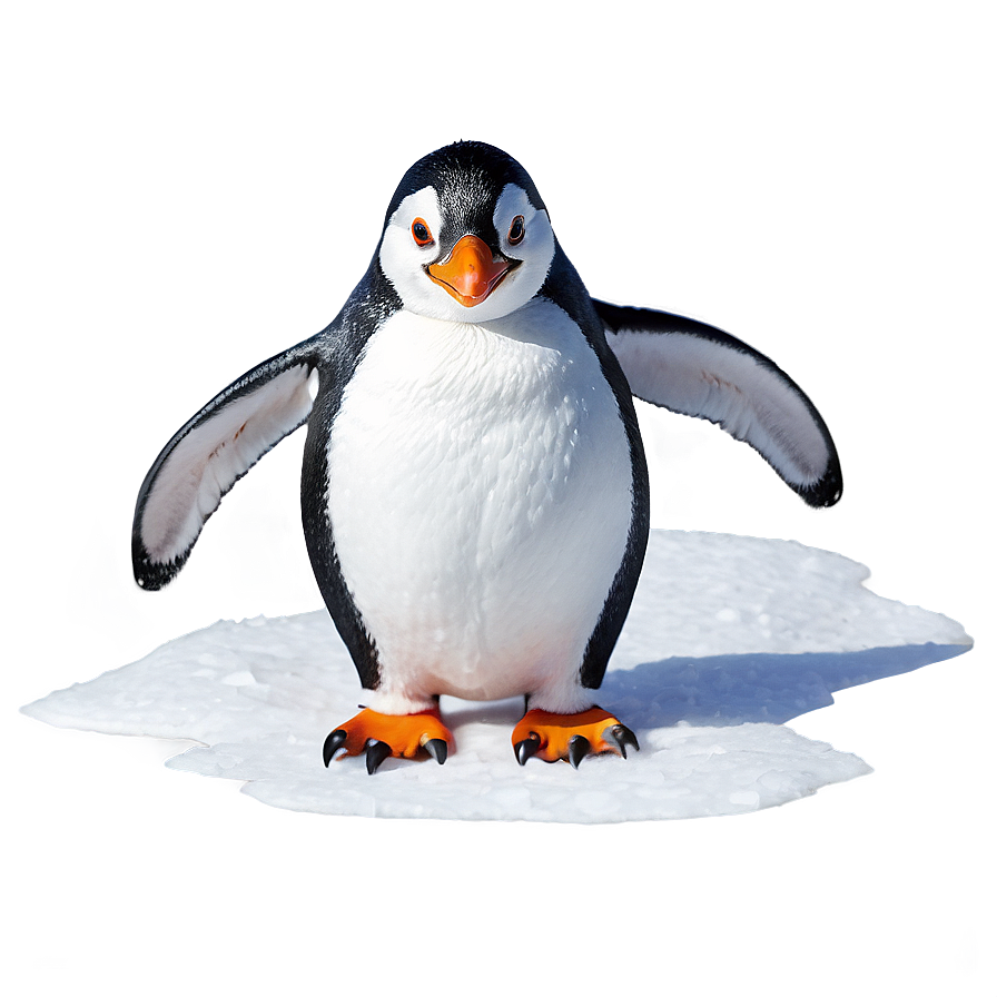 Penguin In Snow Png 05062024