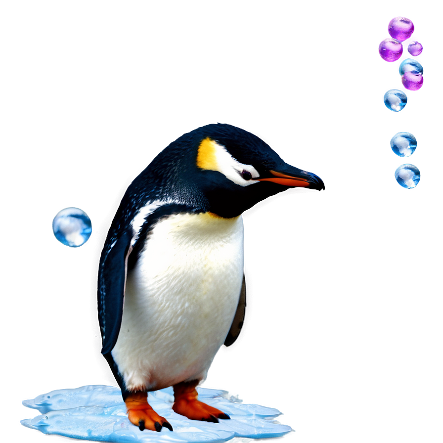 Penguin On Ice Png Mdh