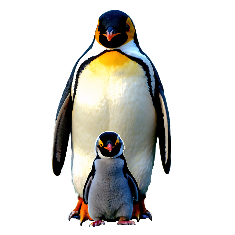 Penguin With Baby Png 27