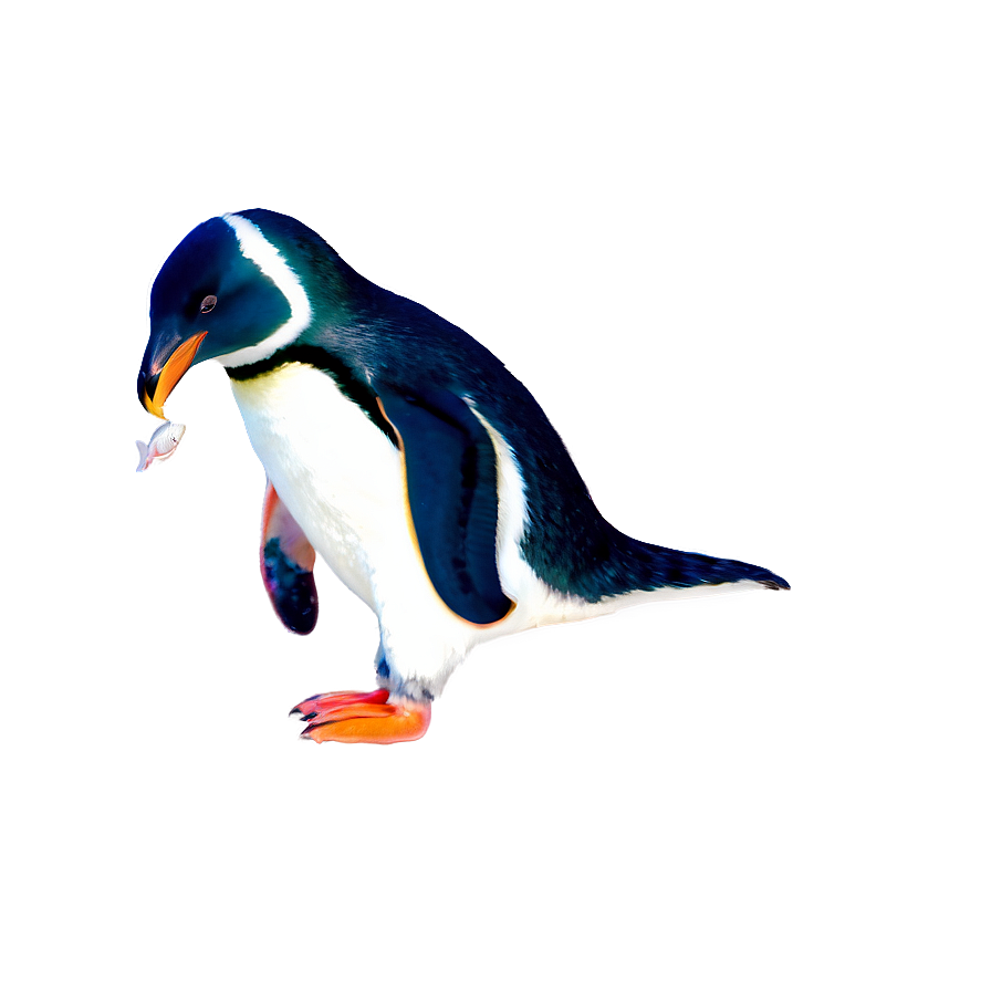 Penguin With Fish Png 05062024