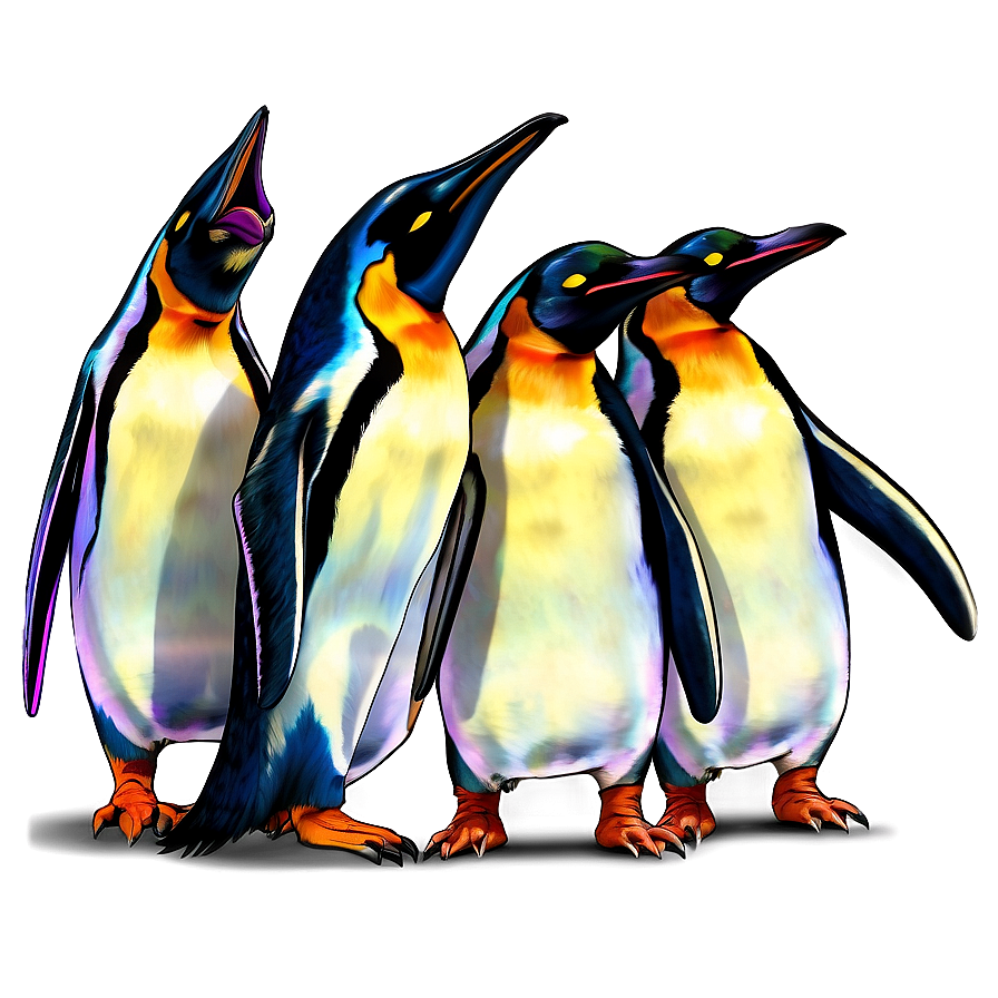 Penguins Illustration Png 38