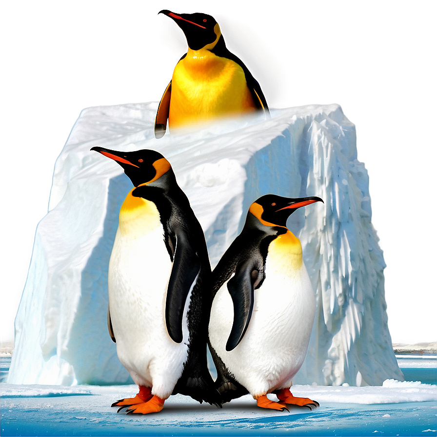 Penguins On Iceberg Png Esw47