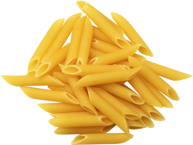 Penne Pasta Pile Transparent Background