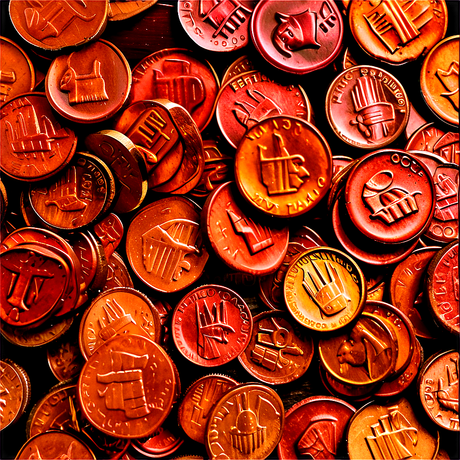 Pennies On Wood Png Qko