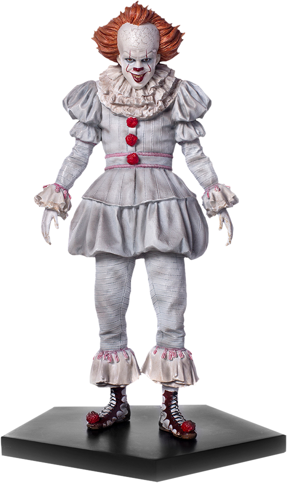 Pennywise 1 10 Iron Studios, HD Png Download PNG with transparent background