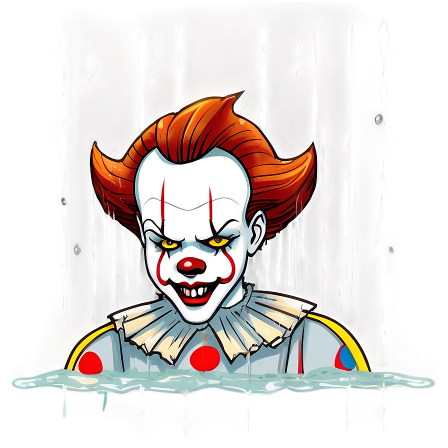 Pennywise In The Rain Png 95