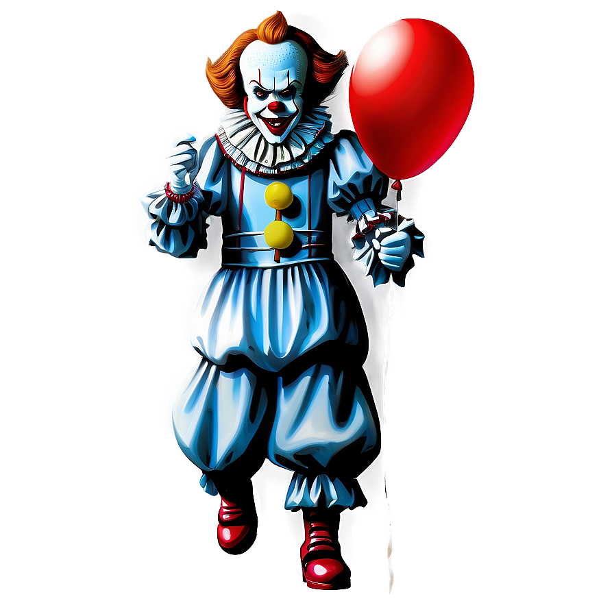 Pennywise With Balloons Png Yvr84