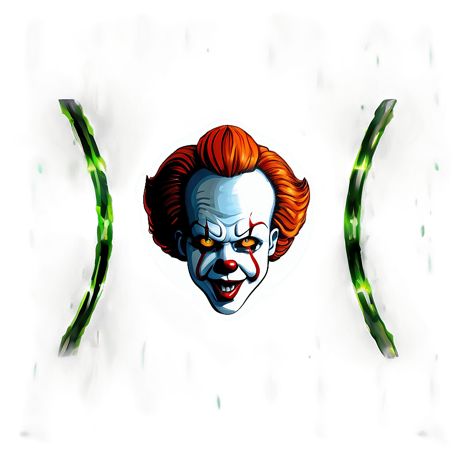 Pennywise With Fire Background Png 9