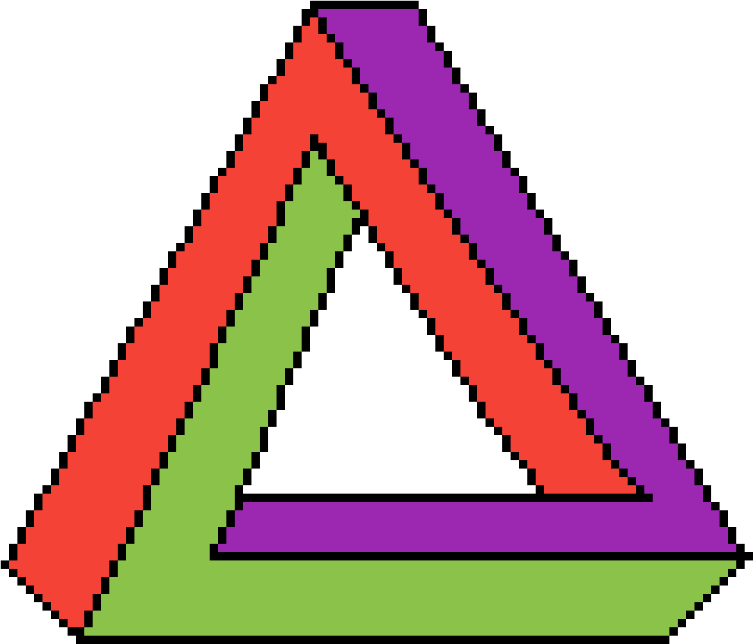 Penrose Triangle Illusion