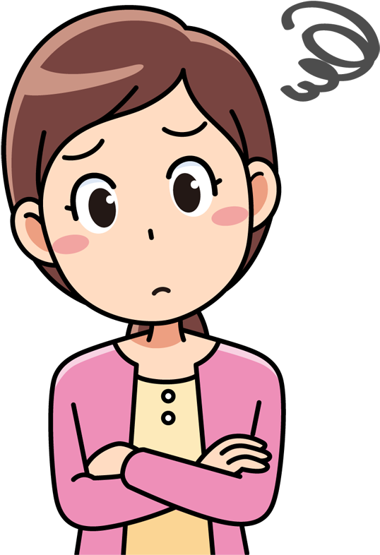Pensive Cartoon Character.png PNG with transparent background