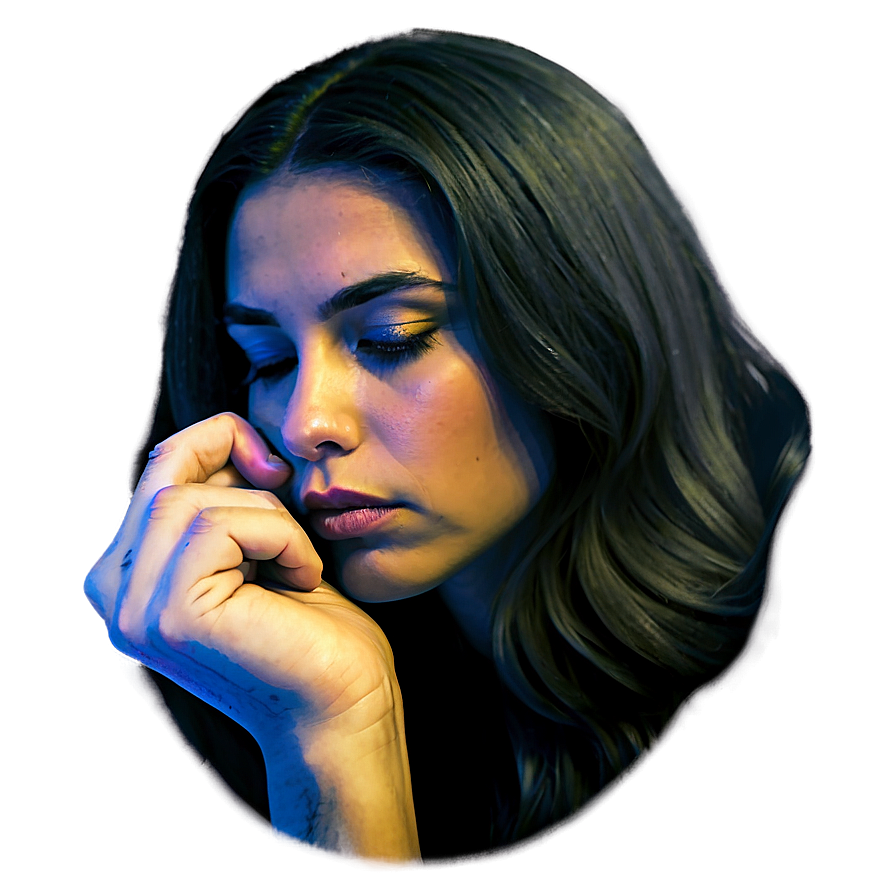 Pensive Person PNG 11 PNG with transparent background