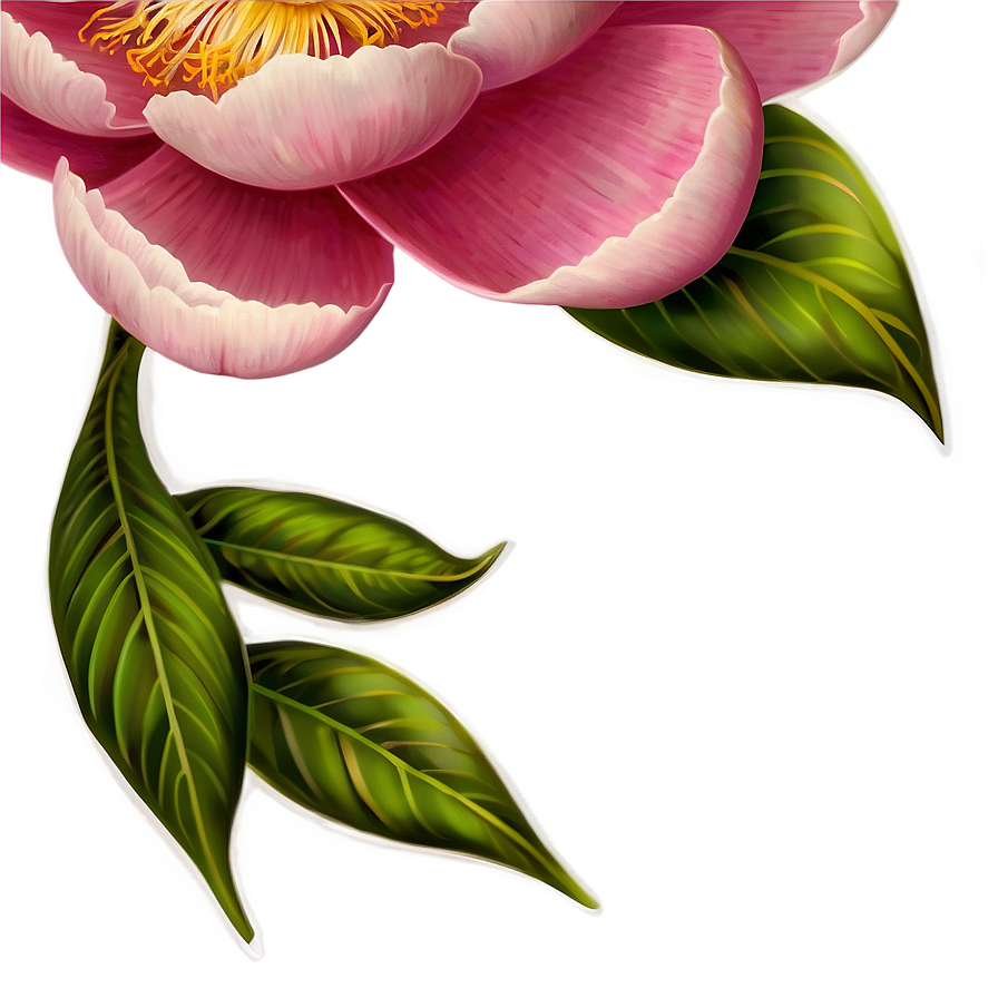 Peony Tattoo PNG   05042024 PNG with transparent background