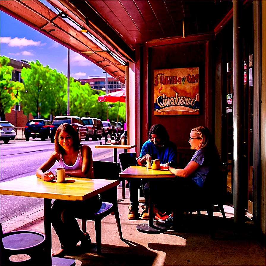 People Sitting At Cafe Png Bkl