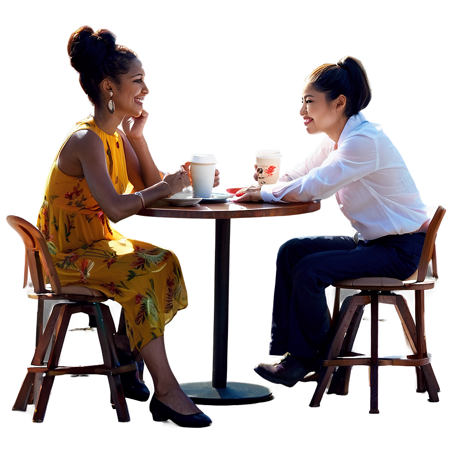 People Sitting In Coffee Shop Png 05252024