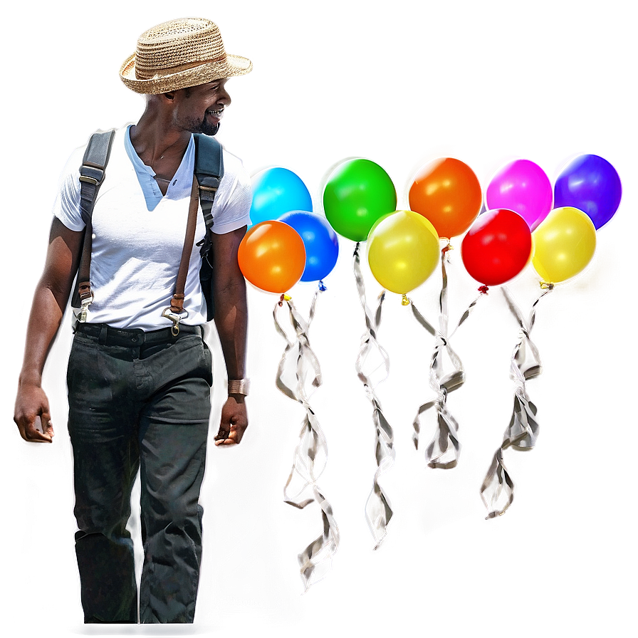 People Standing With Balloons Png Ywp55