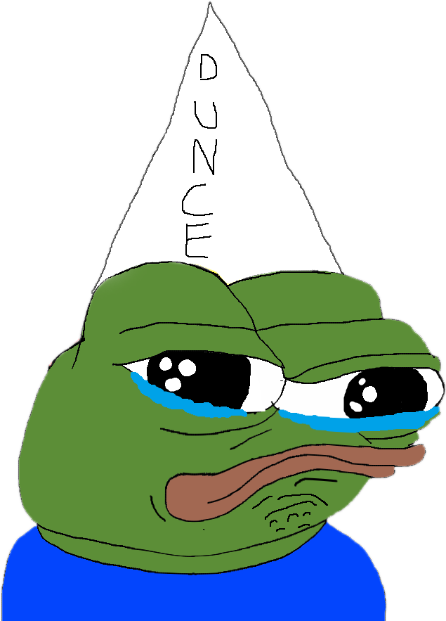 Pepe The Frog Dunce Cap