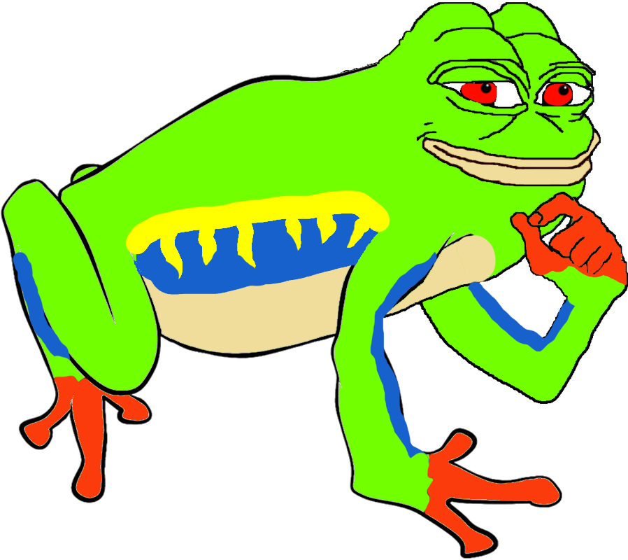 Pepethe Frog Meme Pose.png