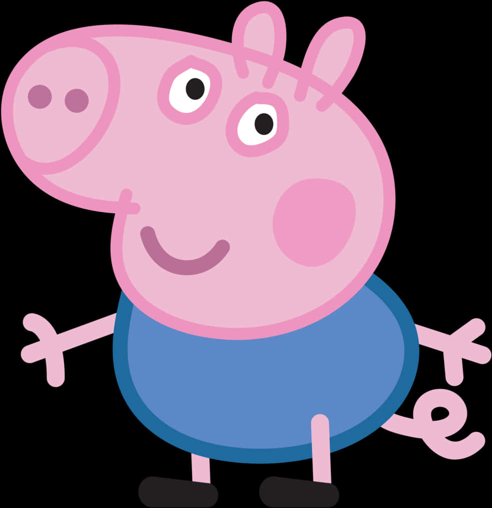 Peppa Pig Cartoon Character PNG with transparent background
