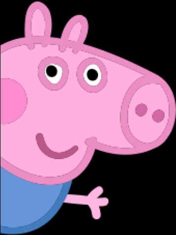 Peppa Pig Cartoon Character PNG with transparent background
