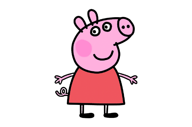 Peppa Pig Cartoon Character