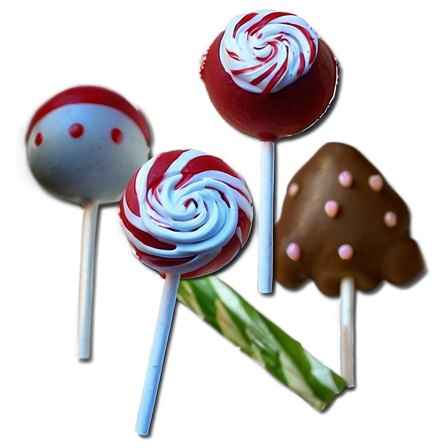 Peppermint Cake Pops PNG 06272024 PNG with transparent background