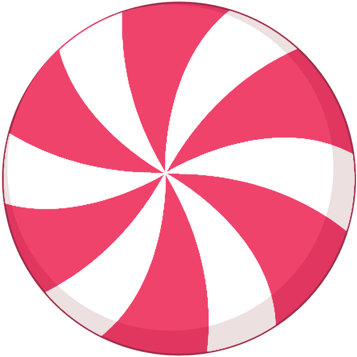 Peppermint Candy Graphic PNG with transparent background