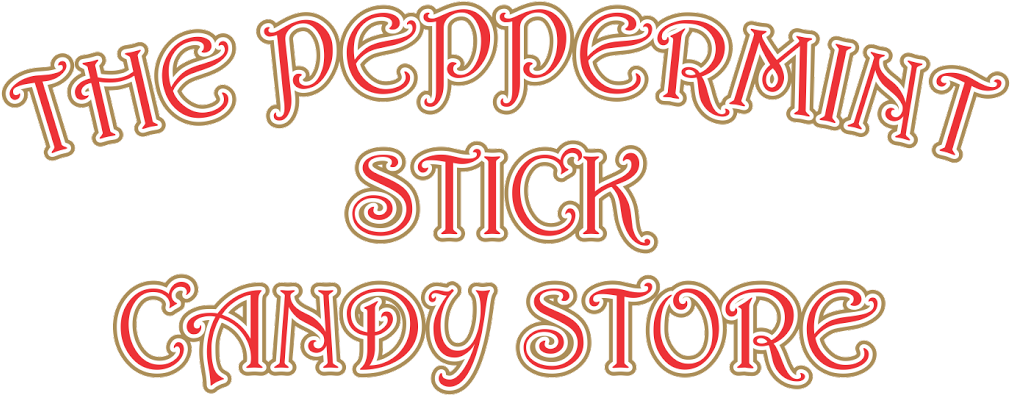 Peppermint Stick Candy Store Signage