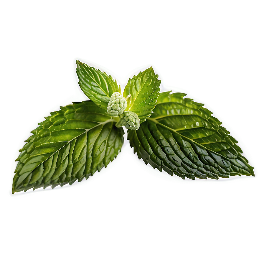 Peppermint Tea Leaf Png Tel