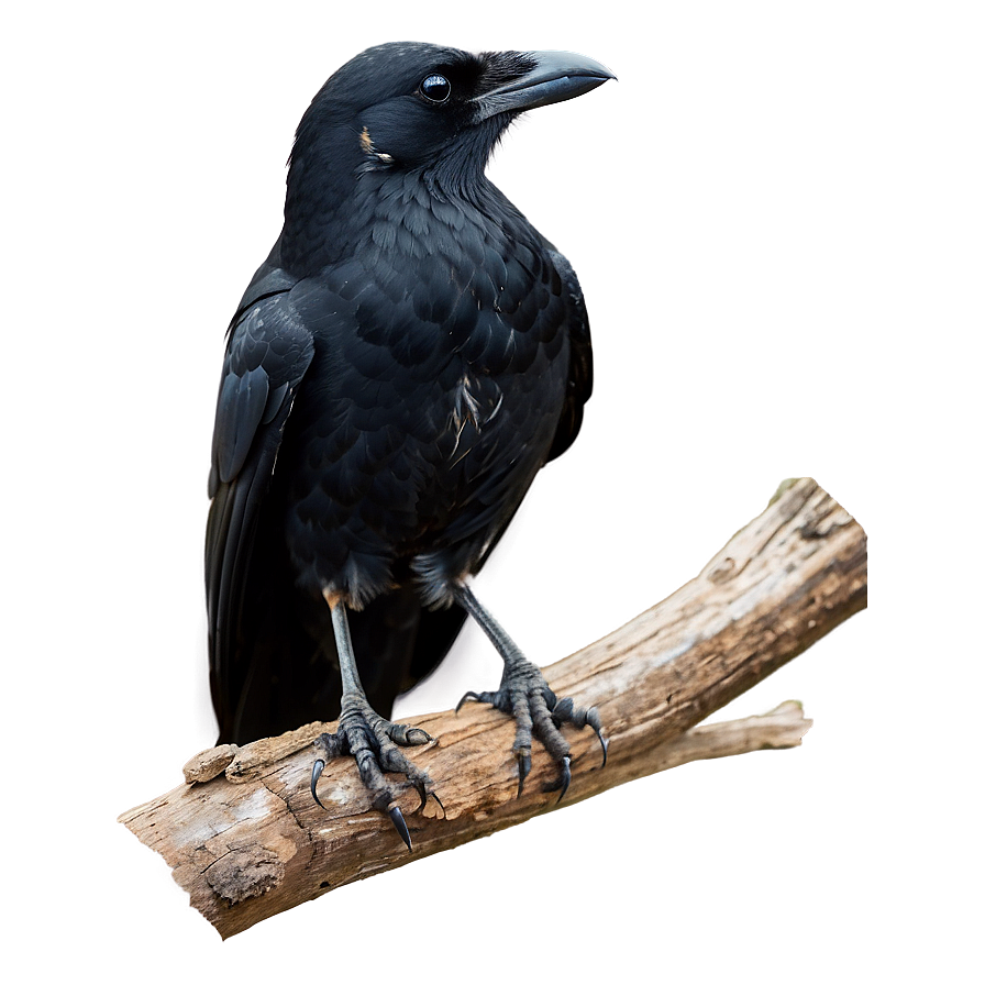 Perched Crow Png Hpn