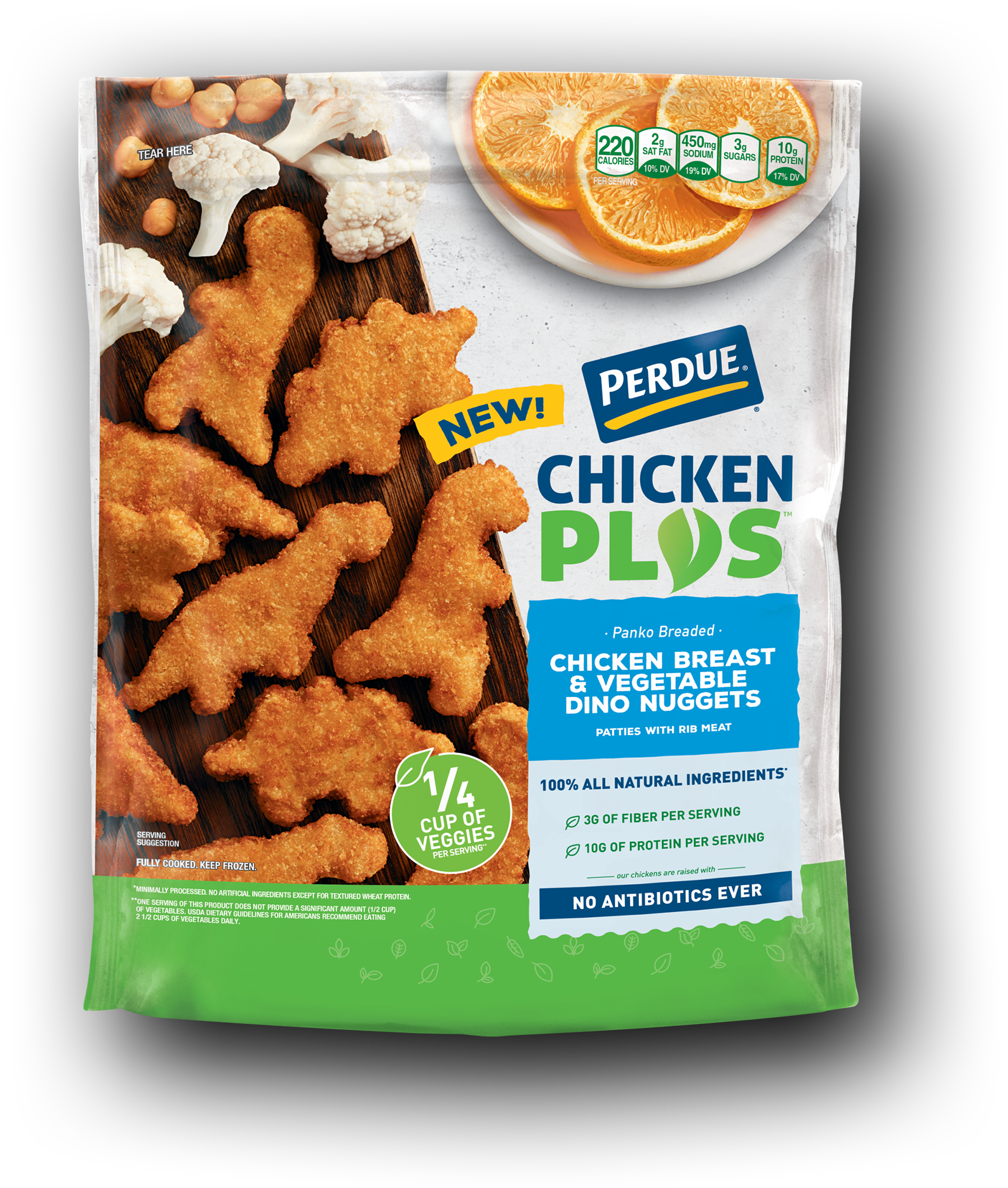 Perdue Chicken Plus Chicken Breast And Vegetable Dino - Perdue Chicken Nuggets With Veggies, HD Png Download PNG image with a transparent background, free high-resolution download