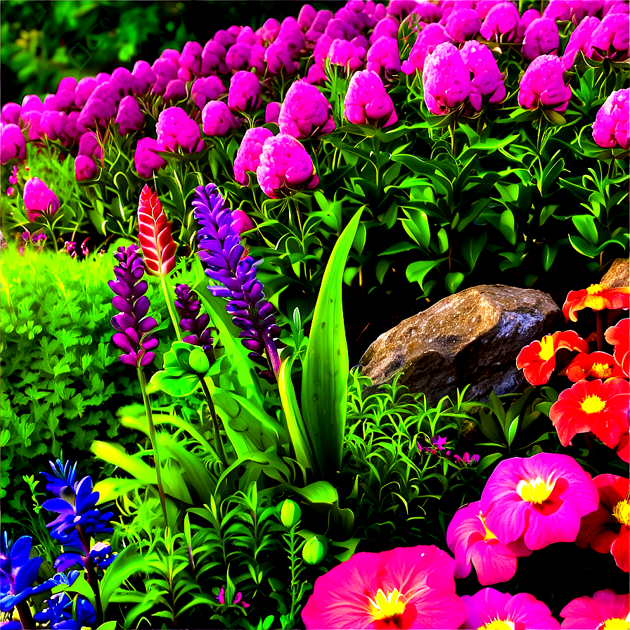 Perennial Flower Bed Png Dhb