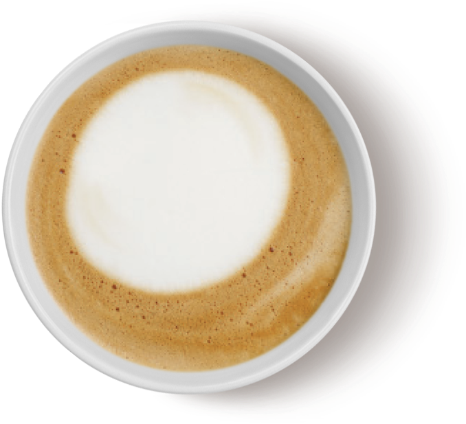 Coffee Mug Clipart Png - Cappuccino Top View Png, Transparent Png PNG with transparent background