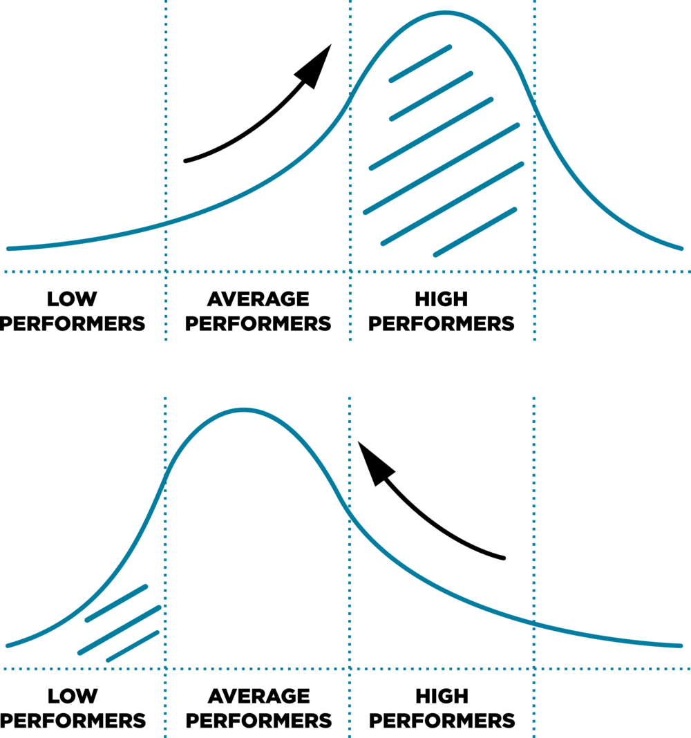 Performance Bell Curve Comparison