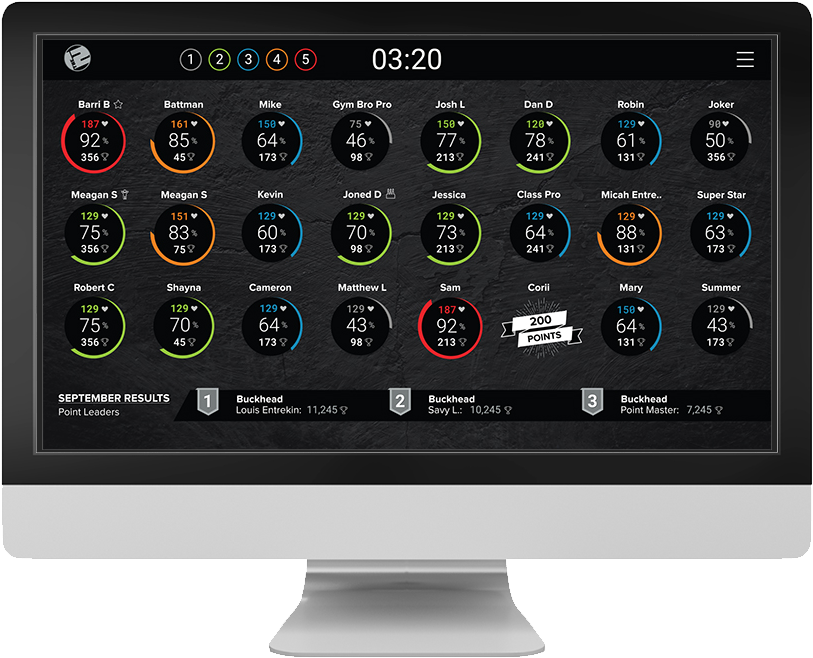 Performance Monitoring Dashboard Display