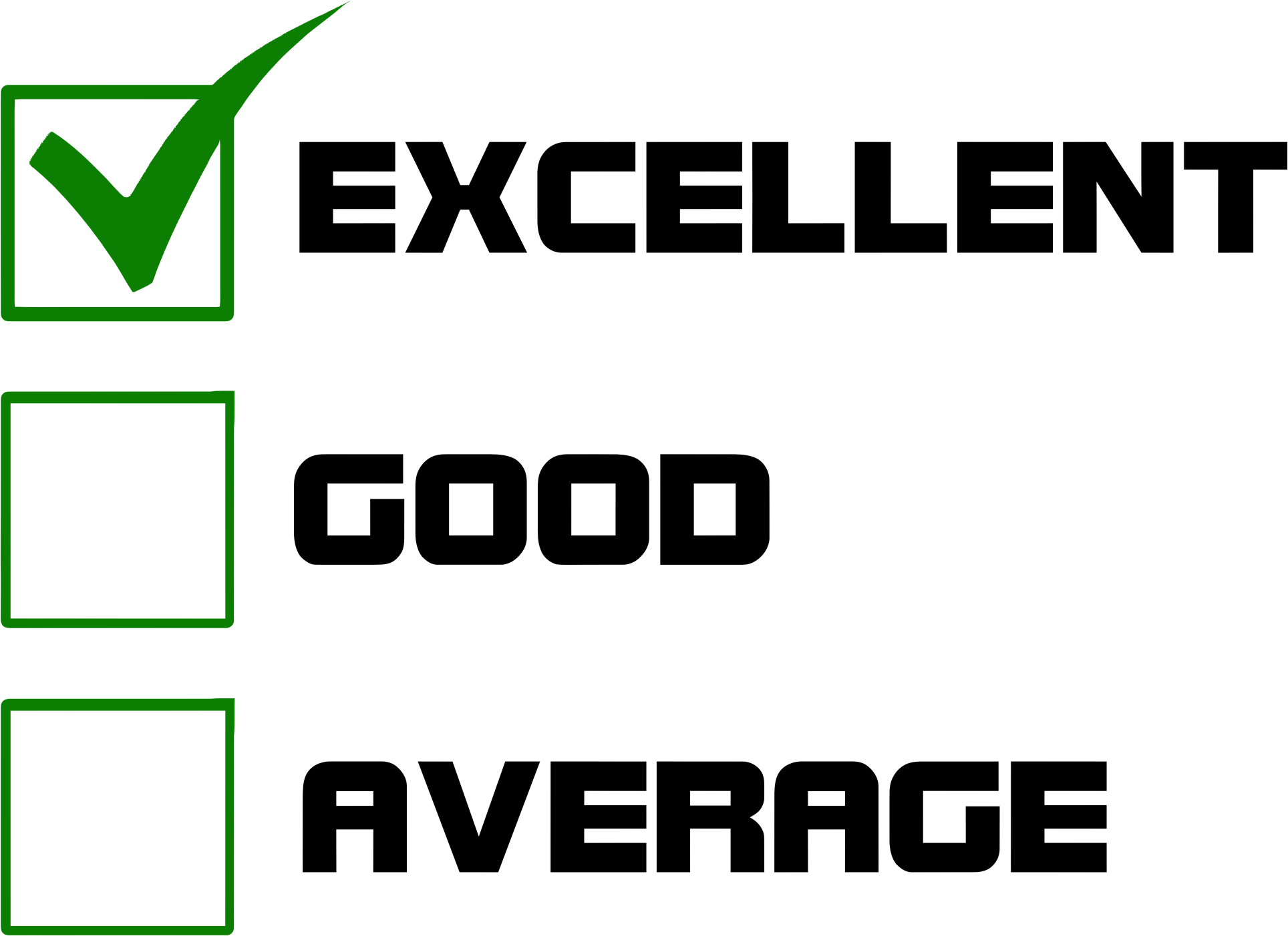 Performance Rating Checklist PNG with transparent background