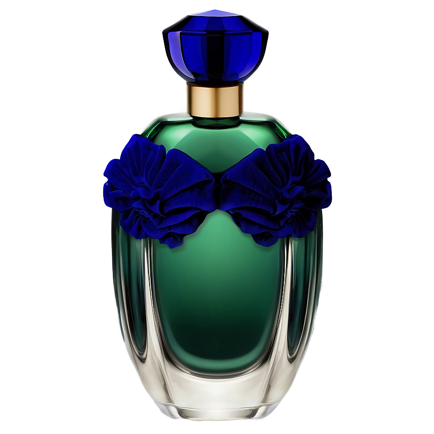 Perfume Bottle With Velvet Pouch Png Fcw